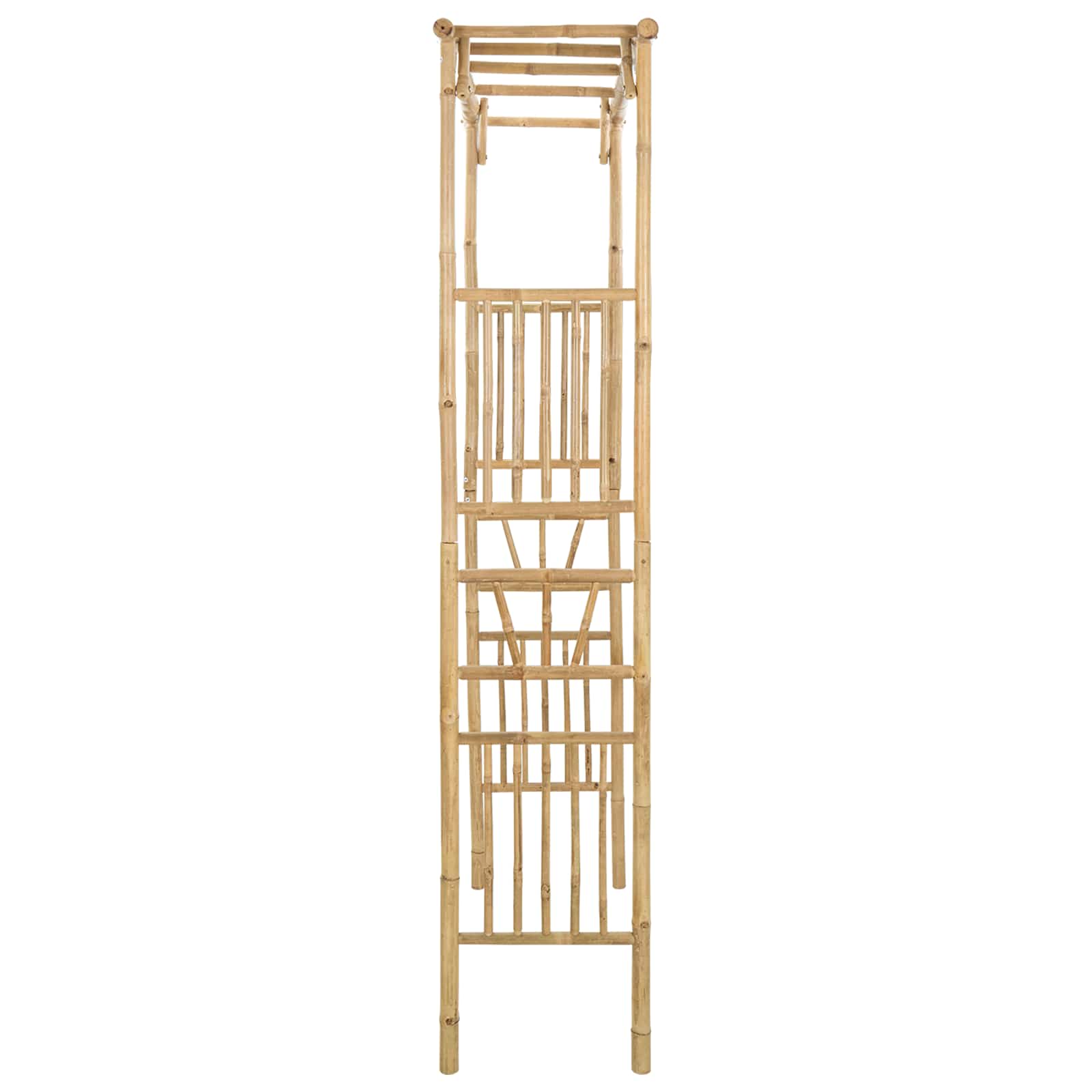 vidaXL Gartenbogen Natur 110 x 40 x 205 cm Bambus