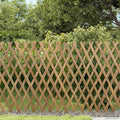 vidaXL Erweiterbares Spalierzaun 2 pcs Hellbraun 100 x 105 cm Bambus
