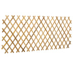 vidaXL Erweiterbares Spalierzaun 2 pcs Hellbraun 100 x 105 cm Bambus