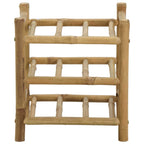 vidaXL Weinregal Natur 32,5 x 29,5 x 36 cm Bambus