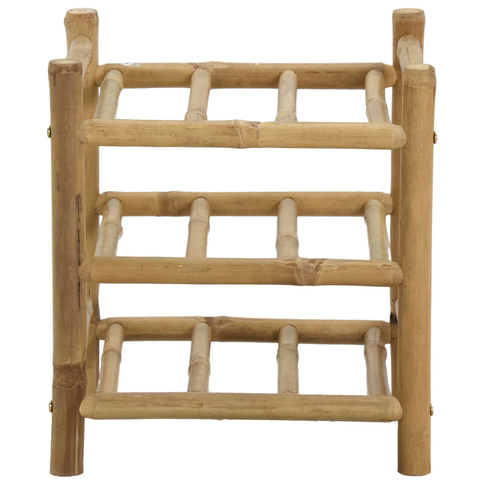vidaXL Weinregal Natur 32,5 x 29,5 x 36 cm Bambus
