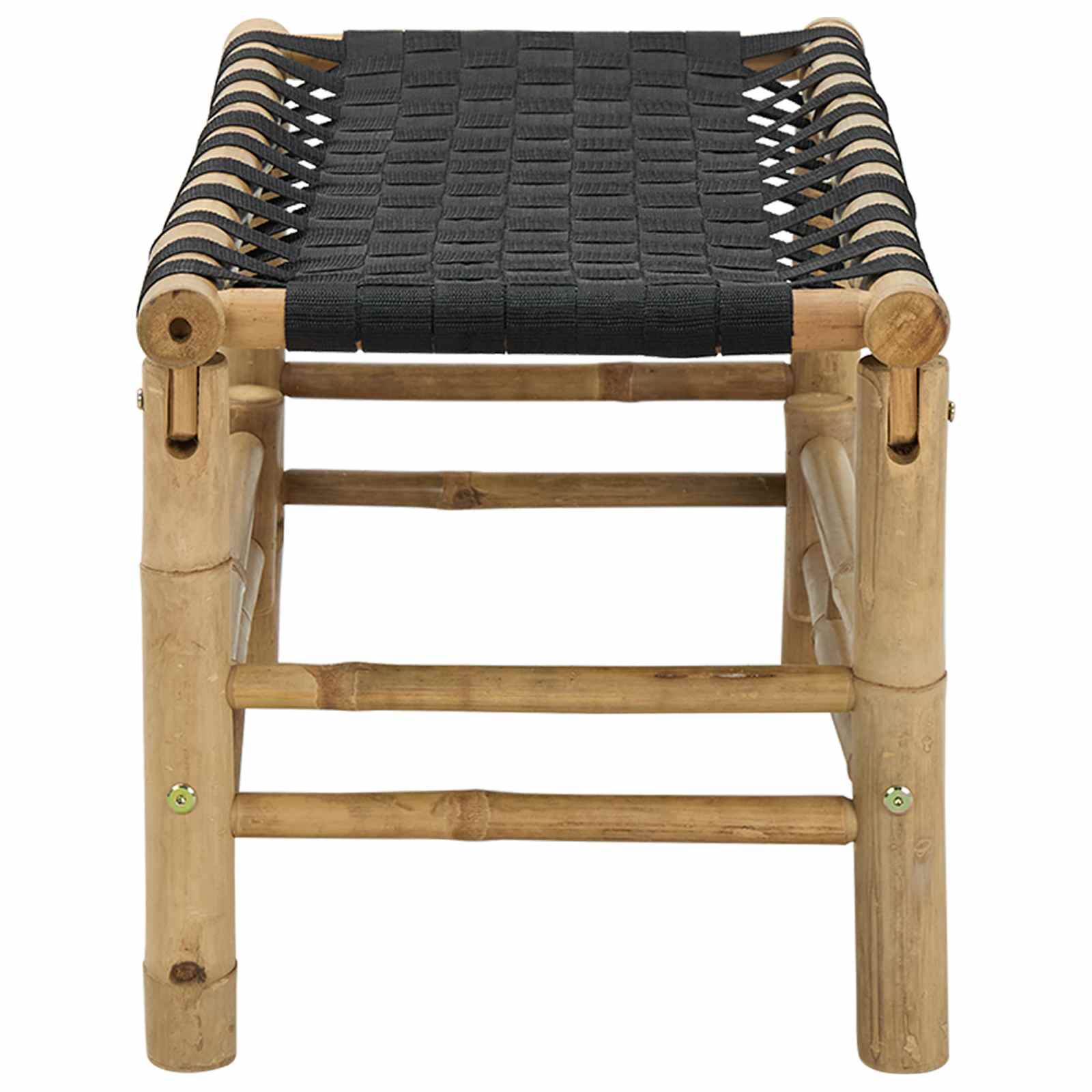 vidaXL Gartenbank 80 x 38 x 40 cm Bambus Natur Rechtwinklig