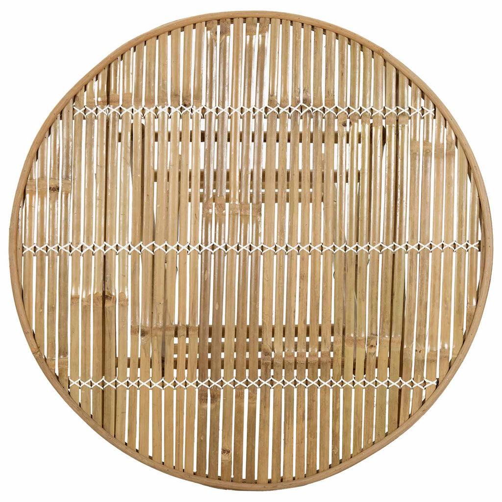 vidaXL Gartentisch Natur 80 x 70 cm Bambus