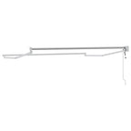 vidaXL Elektrisches Markisenrahmen Weiß 2,5 x 2 m Aluminium