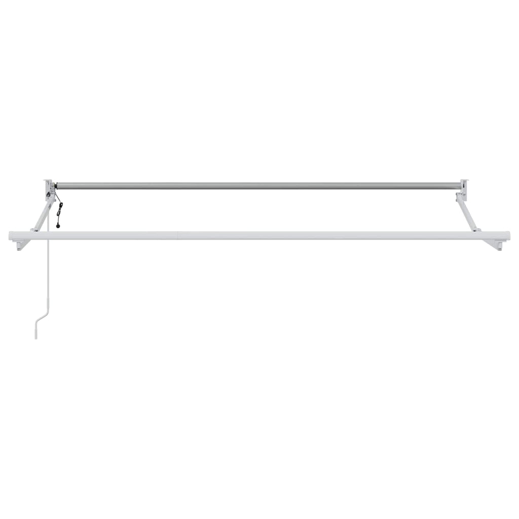 vidaXL Elektrisches Markisenrahmen Weiß 2,5 x 2 m Aluminium