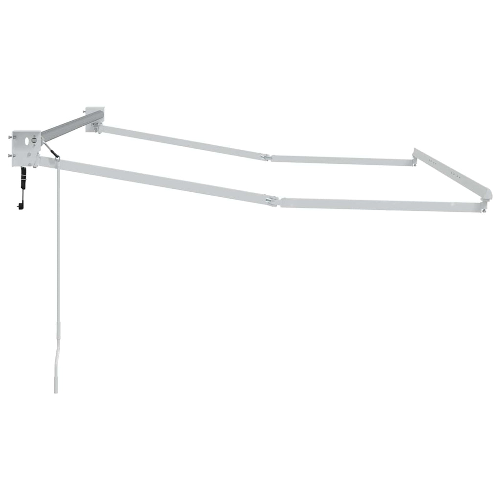 vidaXL Elektrisches Markisenrahmen Weiß 2,5 x 2 m Aluminium