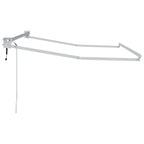 vidaXL Elektrisches Markisenrahmen Weiß 2,5 x 2 m Aluminium