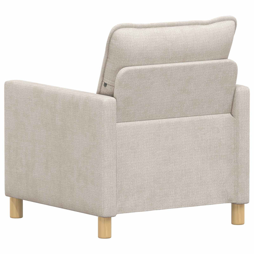 vidaXL Sofa Creme 76 x 81 x 87,5 cm Polyester