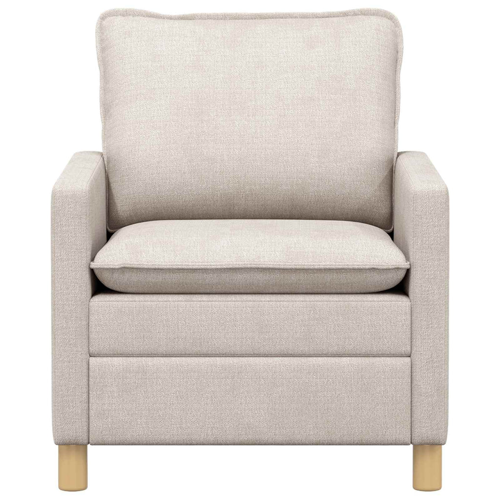 vidaXL Sofa Creme 76 x 81 x 87,5 cm Polyester