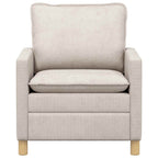 vidaXL Sofa Creme 76 x 81 x 87,5 cm Polyester