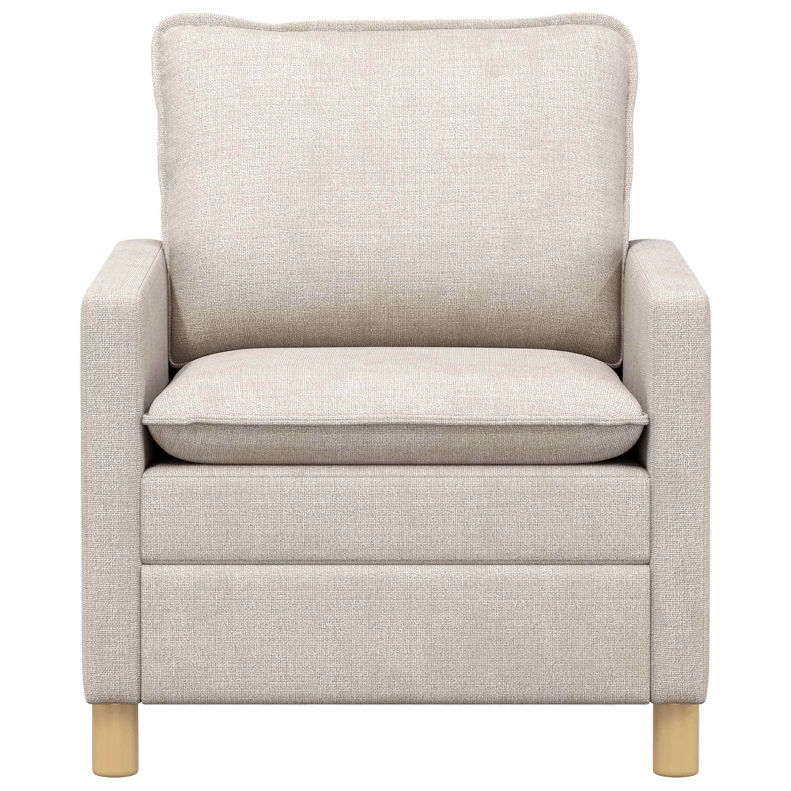 vidaXL Sofa Creme 76 x 81 x 87,5 cm Polyester