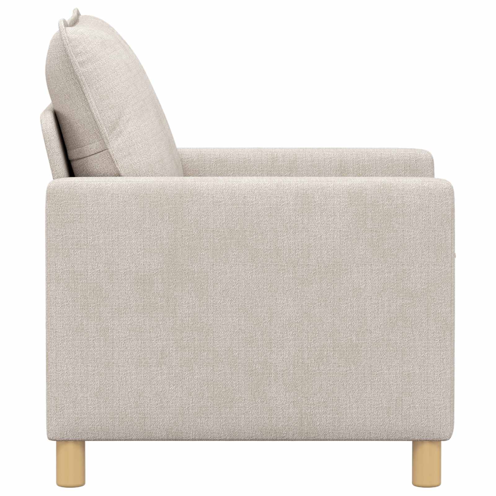 vidaXL Sofa Creme 76 x 81 x 87,5 cm Polyester