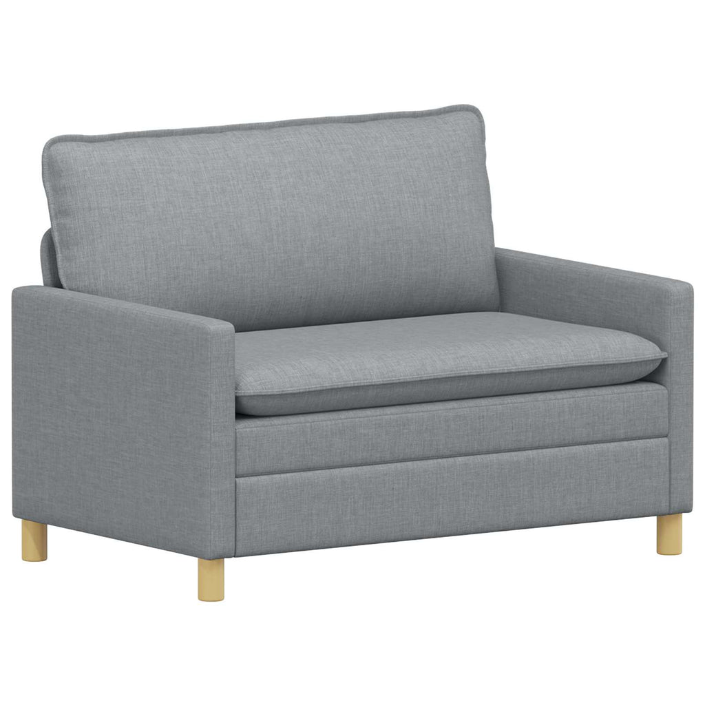 vidaXL Sofa Hellgrau 126 x 81 x 87,5 cm
