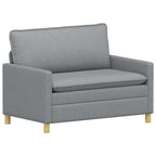 vidaXL Sofa Hellgrau 126 x 81 x 87,5 cm