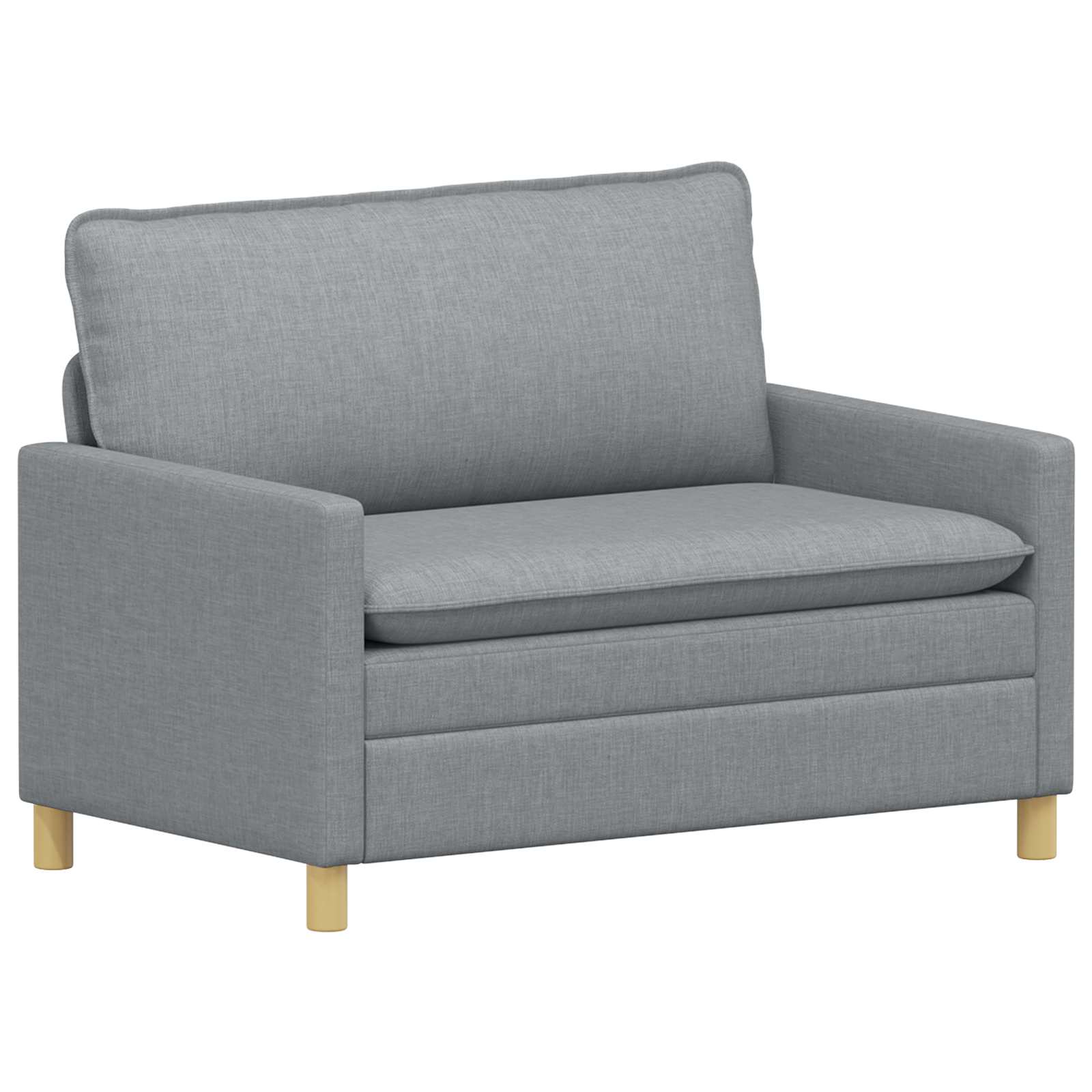 vidaXL Sofa Hellgrau 126 x 81 x 87,5 cm