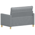 vidaXL Sofa Hellgrau 126 x 81 x 87,5 cm