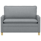 vidaXL Sofa Hellgrau 126 x 81 x 87,5 cm