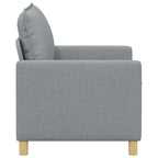 vidaXL Sofa Hellgrau 126 x 81 x 87,5 cm