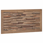 vidaXL Kopfteil Natur Massivholz Teak