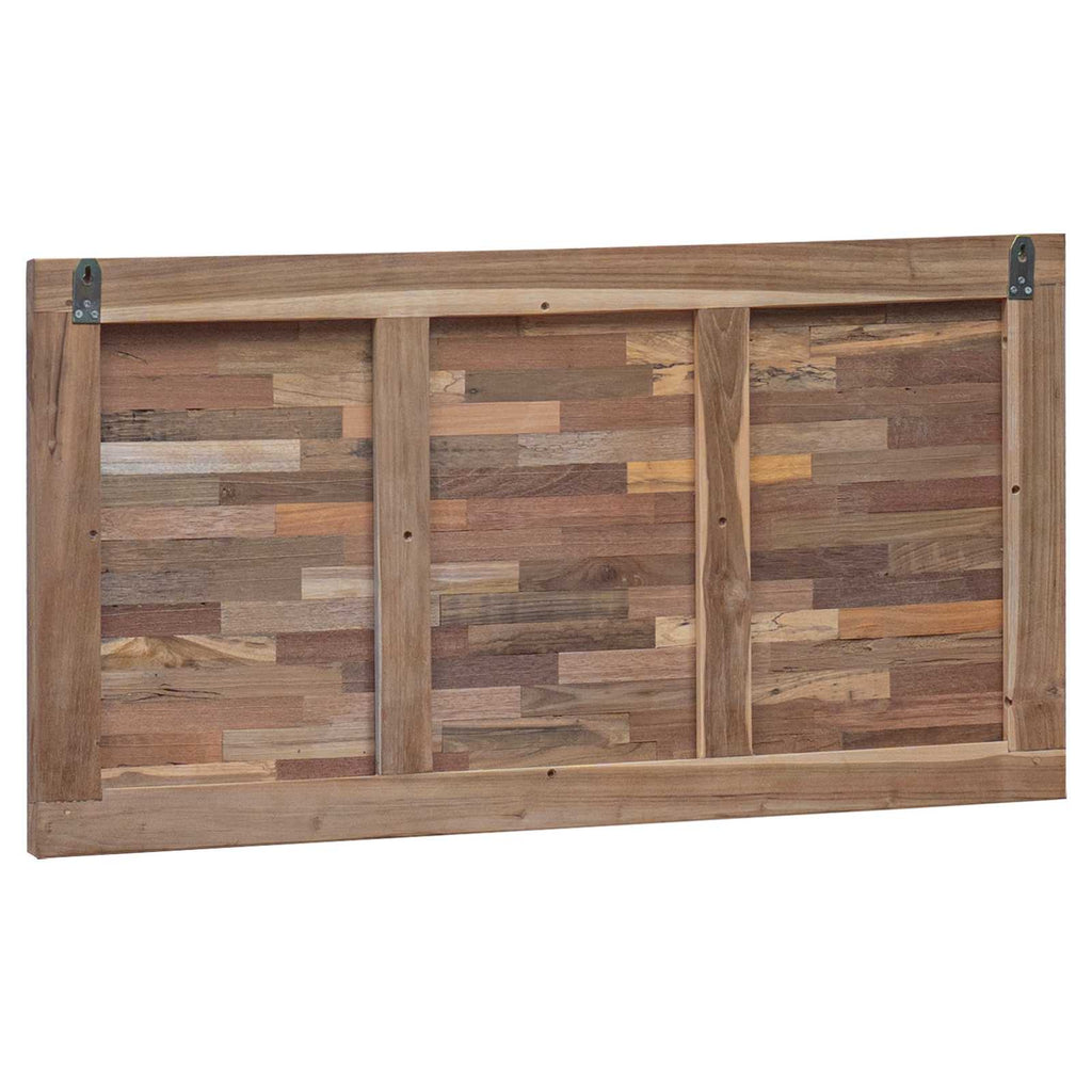 vidaXL Kopfteil Natur Massivholz Teak
