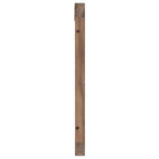 vidaXL Kopfteil Natur Massivholz Teak