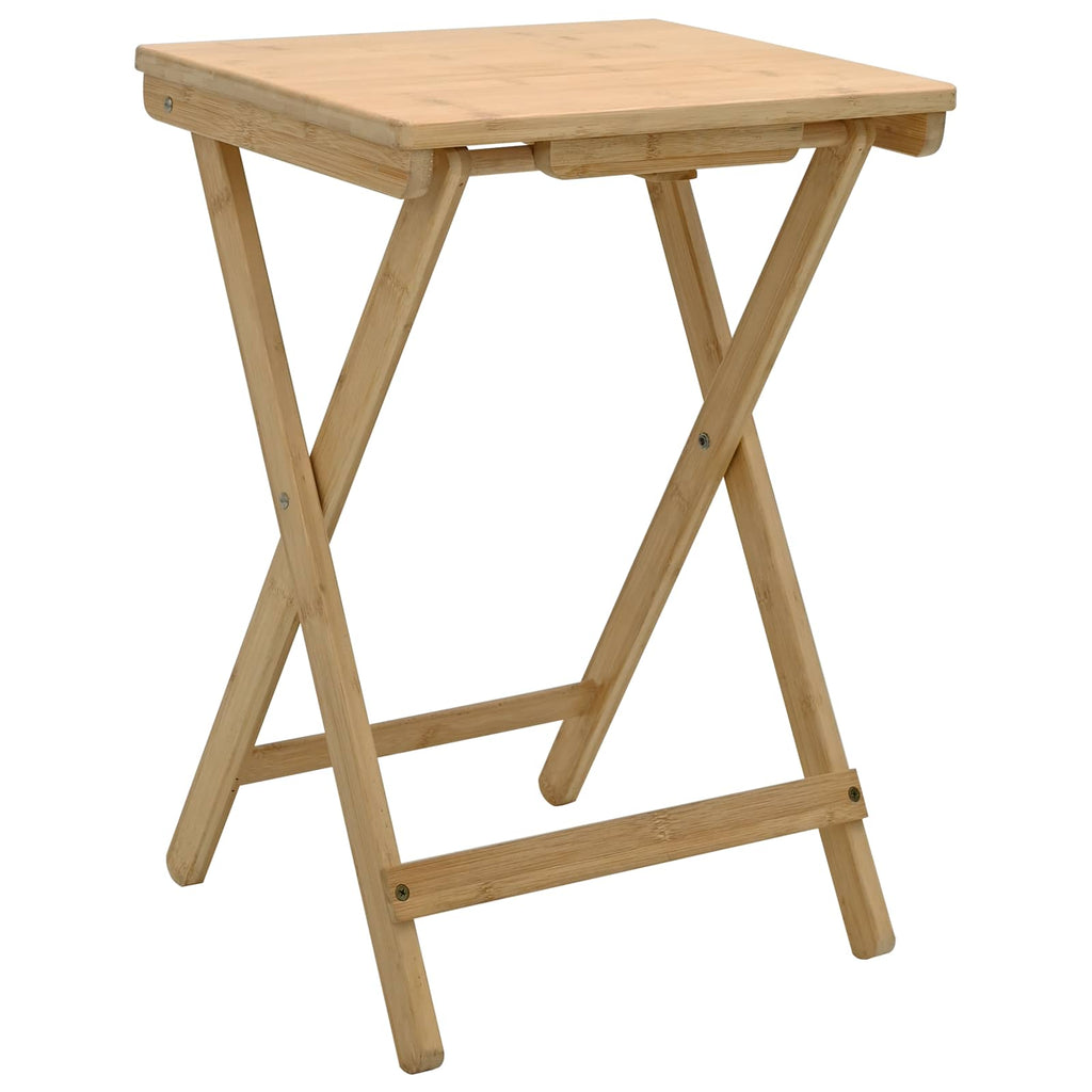 vidaXL Küchentisch Natur 40 x 30 x 53,5 cm Bambus