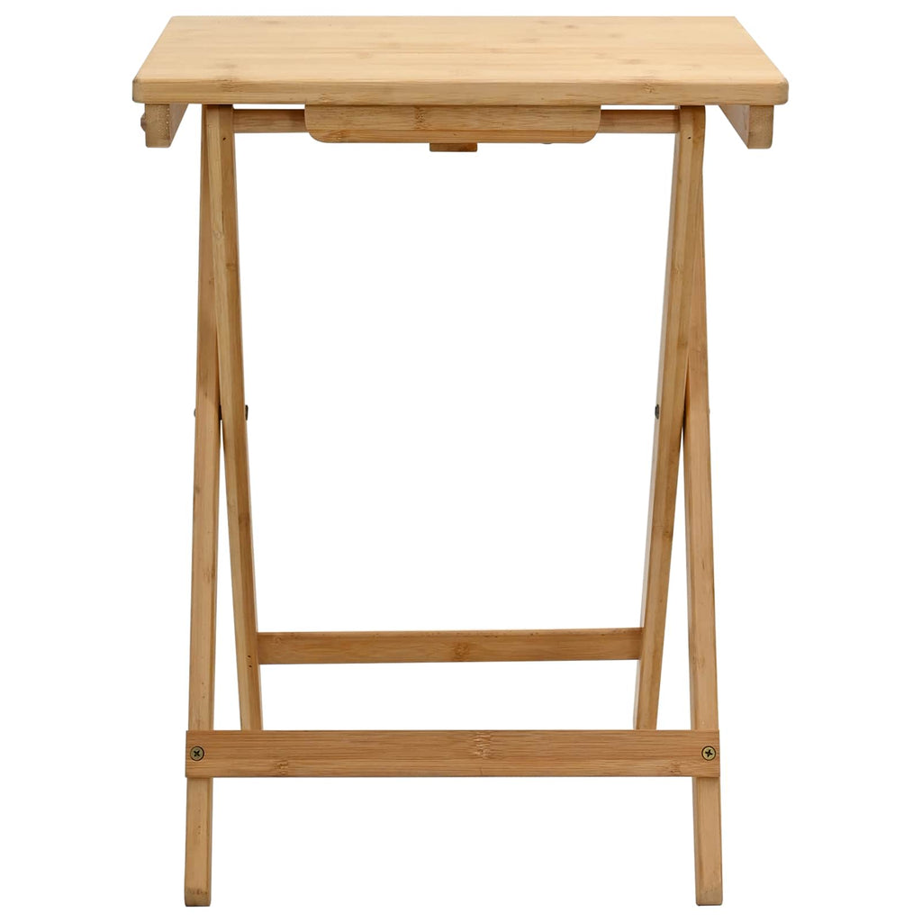 vidaXL Küchentisch Natur 40 x 30 x 53,5 cm Bambus
