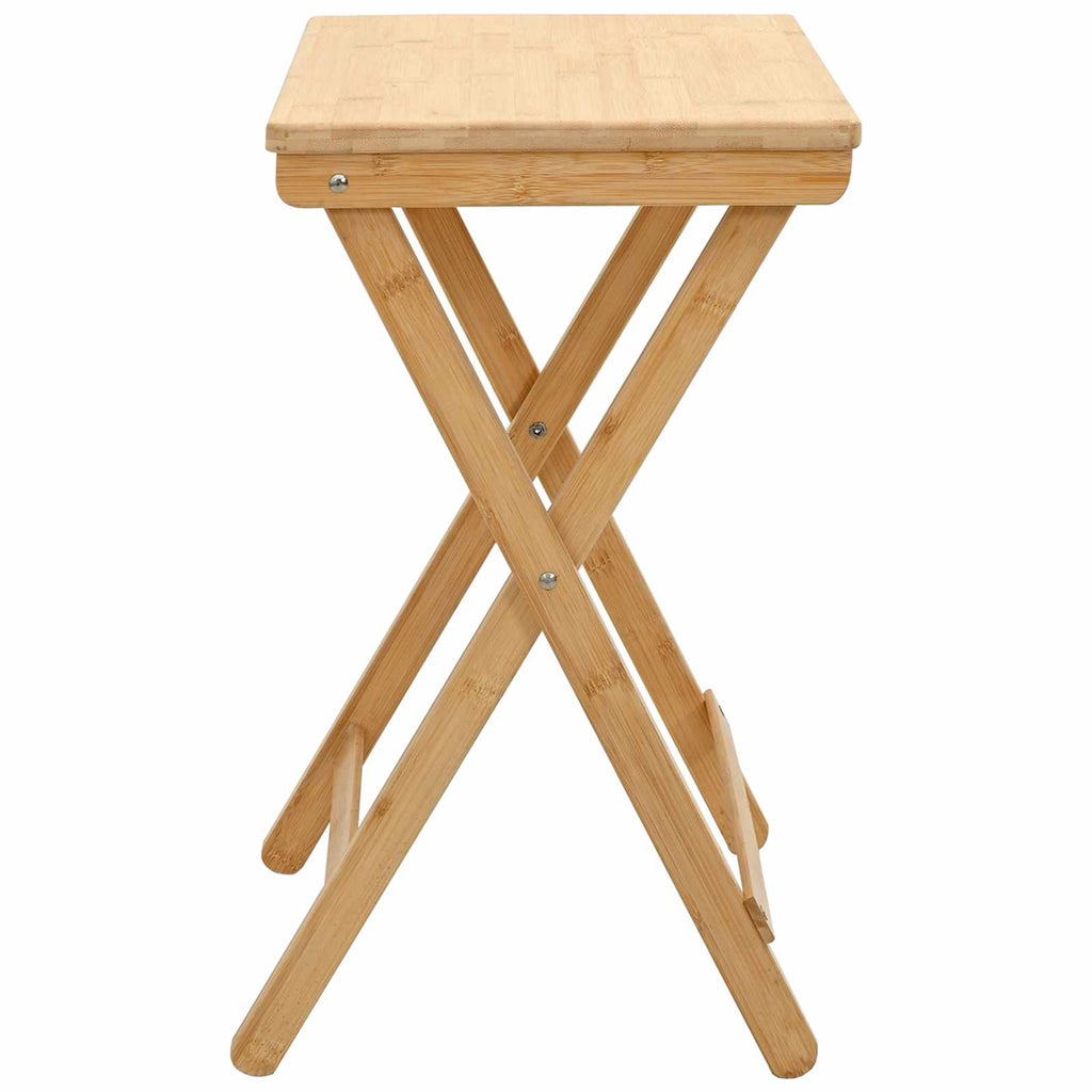vidaXL Küchentisch Natur 40 x 30 x 53,5 cm Bambus