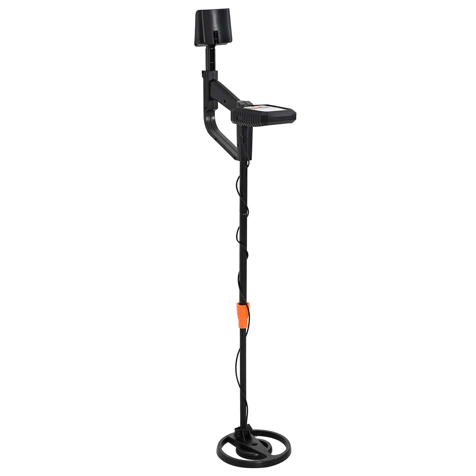 vidaXL Metalldetektor mit LCD-Display 3 Modi 19 cm Spule Schwarz