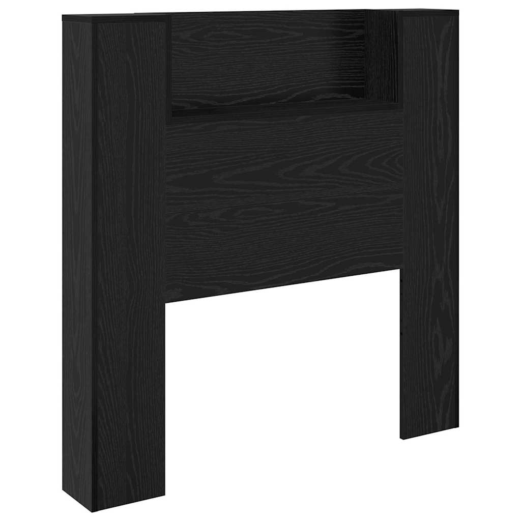 vidaXL Kopfteil Schwarze Eiche Holzwerkstoff