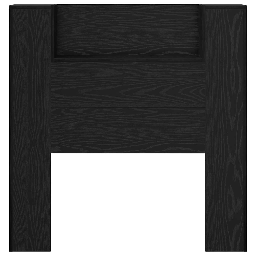 vidaXL Kopfteil Schwarze Eiche Holzwerkstoff