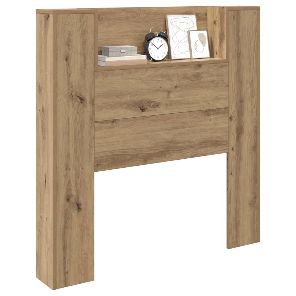 vidaXL Kopfteil Artisan-Eiche Holzwerkstoff
