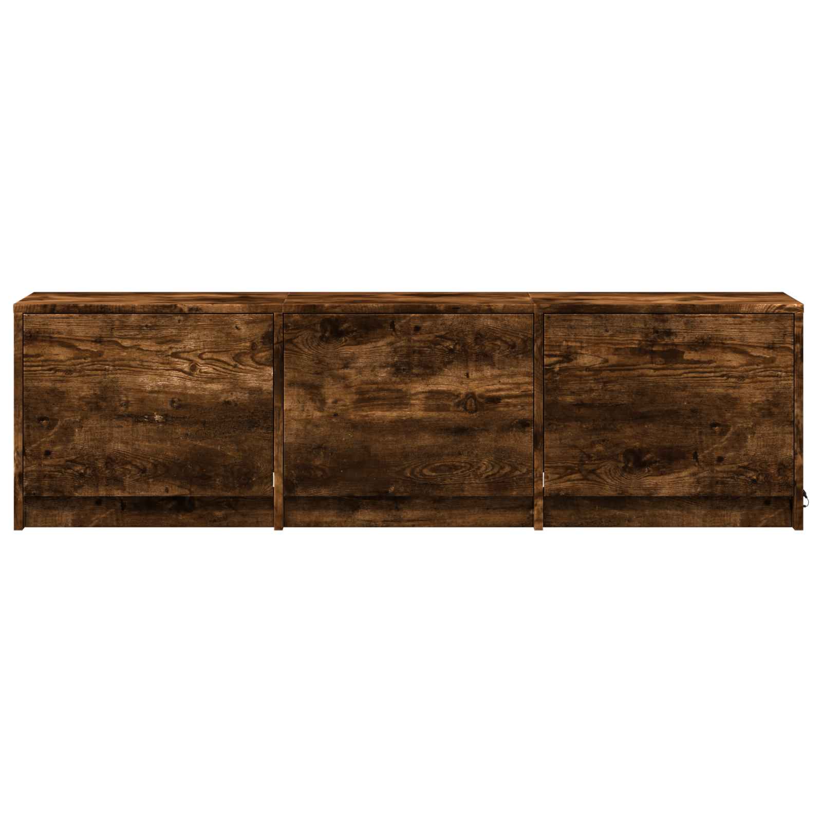 vidaXL Fernsehschrank mit LED Geräucherte Eiche 140 x 34 x 40 cm