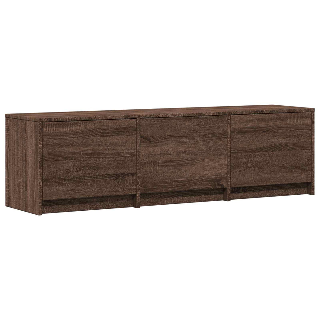 vidaXL Fernsehschrank mit LED Braun Eichen-Optik 140 x 34 x 40 cm