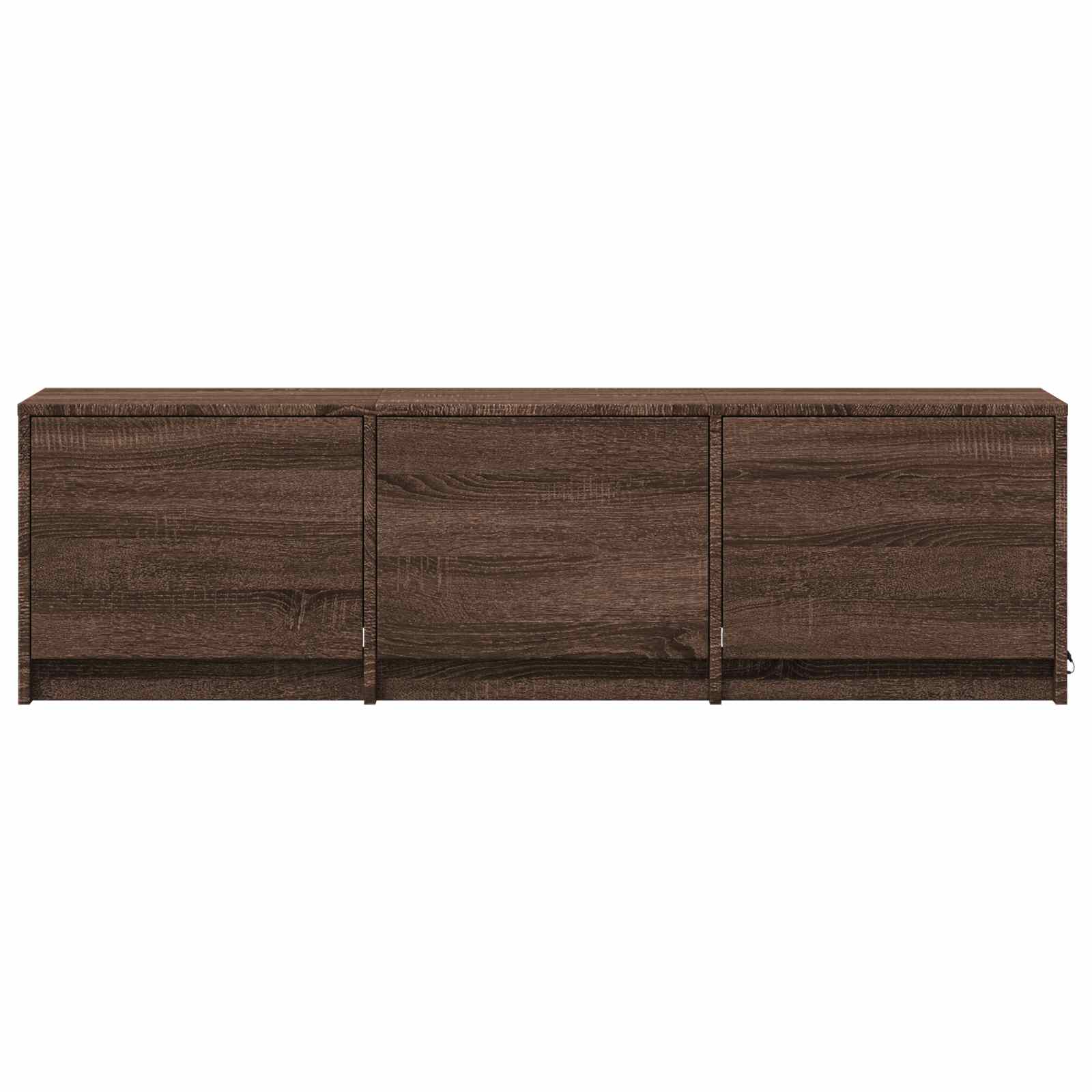 vidaXL Fernsehschrank mit LED Braun Eichen-Optik 140 x 34 x 40 cm