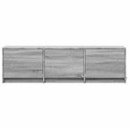 vidaXL Fernsehschrank mit LED mit LED Graues Sonoma 140 x 34 x 40 cm