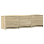 vidaXL Fernsehschrank mit LED mit LED Sonoma-Eiche 140 x 34 x 40 cm