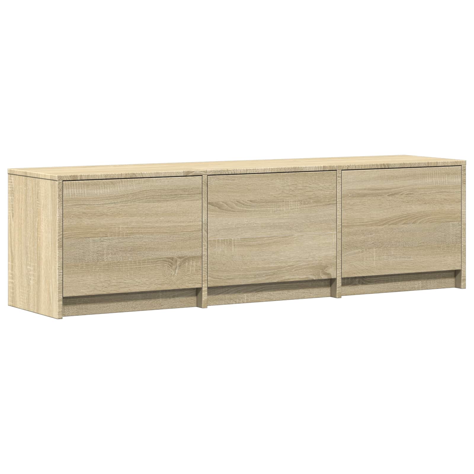 vidaXL Fernsehschrank mit LED mit LED Sonoma-Eiche 140 x 34 x 40 cm