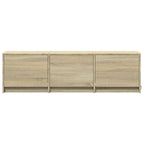 vidaXL Fernsehschrank mit LED mit LED Sonoma-Eiche 140 x 34 x 40 cm