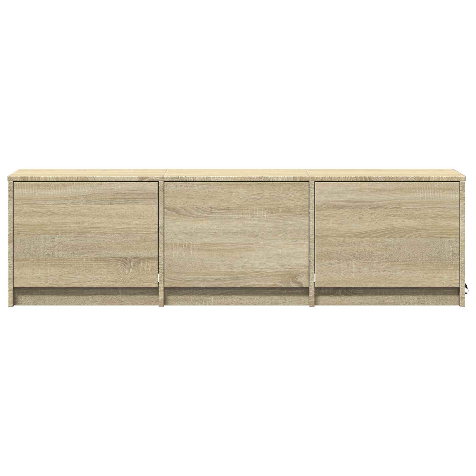 vidaXL Fernsehschrank mit LED mit LED Sonoma-Eiche 140 x 34 x 40 cm