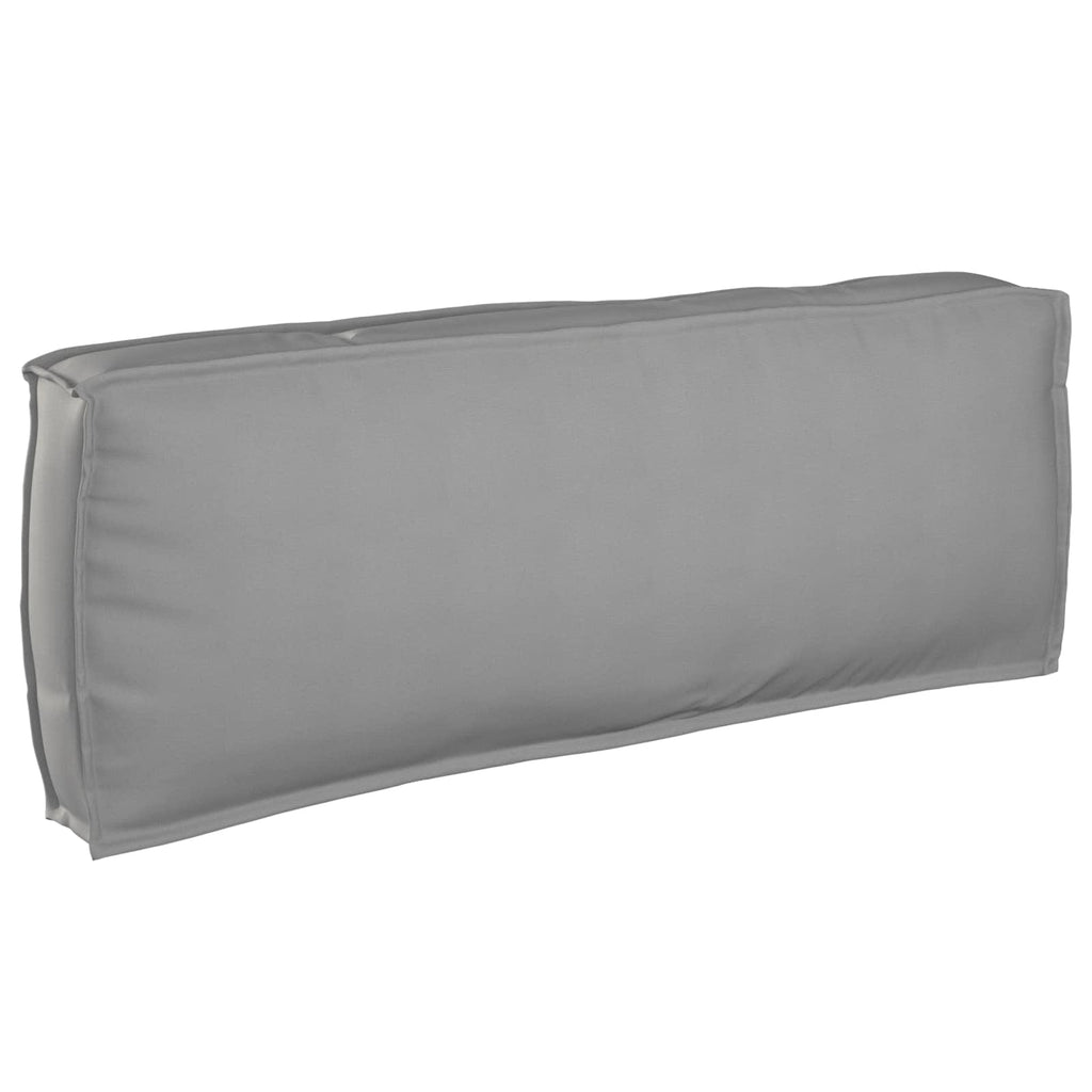 vidaXL Sofa Set mit Kissen Uni Grau 133 x 92 x 69 cm Massivholz Akazie
