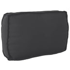 vidaXL Sofa Set mit Kissen Schwarz 133 x 92 x 69 cm Massivholz Akazie