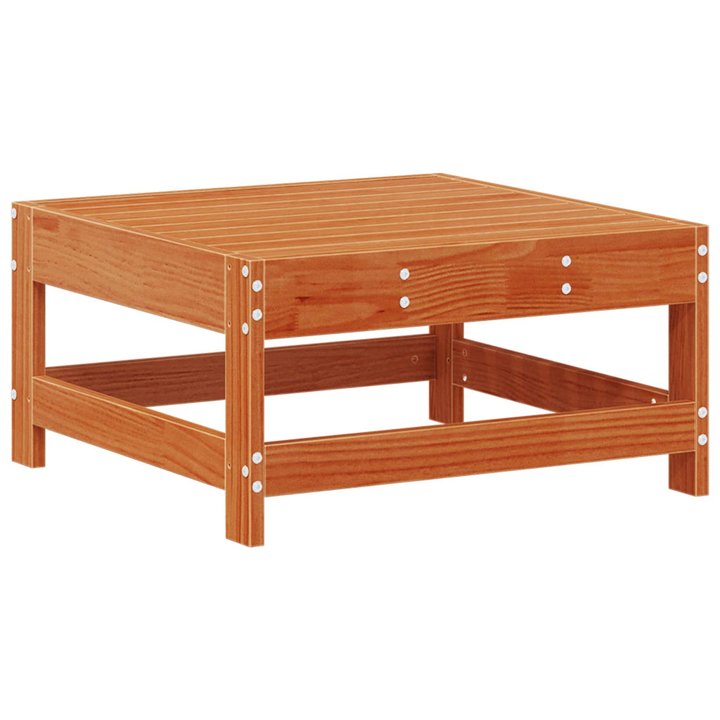 vidaXL Garten-Lounge-Set 8 pcs Wachsbraun Massives Kiefernholz