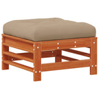 vidaXL Garten-Lounge-Set 3 pcs Wachsbraun Massives Kiefernholz