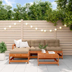 vidaXL Garten-Lounge-Set 5 pcs Wachsboden Kiefer Massives Kiefernholz