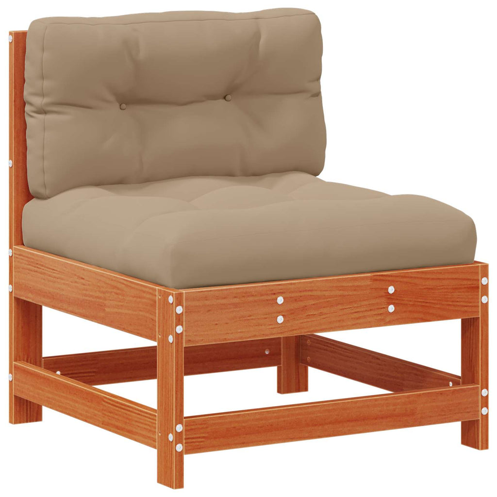 vidaXL Garten-Lounge-Set 5 pcs Wachsboden Kiefer Massives Kiefernholz