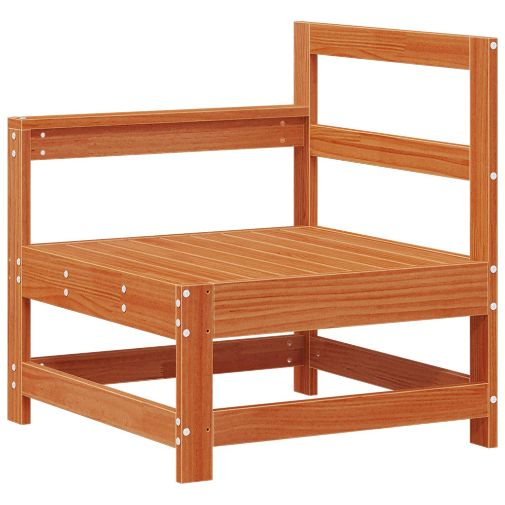 vidaXL Garten-Lounge-Set 8 pcs Wachsboden Kiefer Massives Kiefernholz
