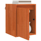 vidaXL Wandschrank Wandmontiert 2 pcs Wachsbraun 30 x 30 x 40 cm