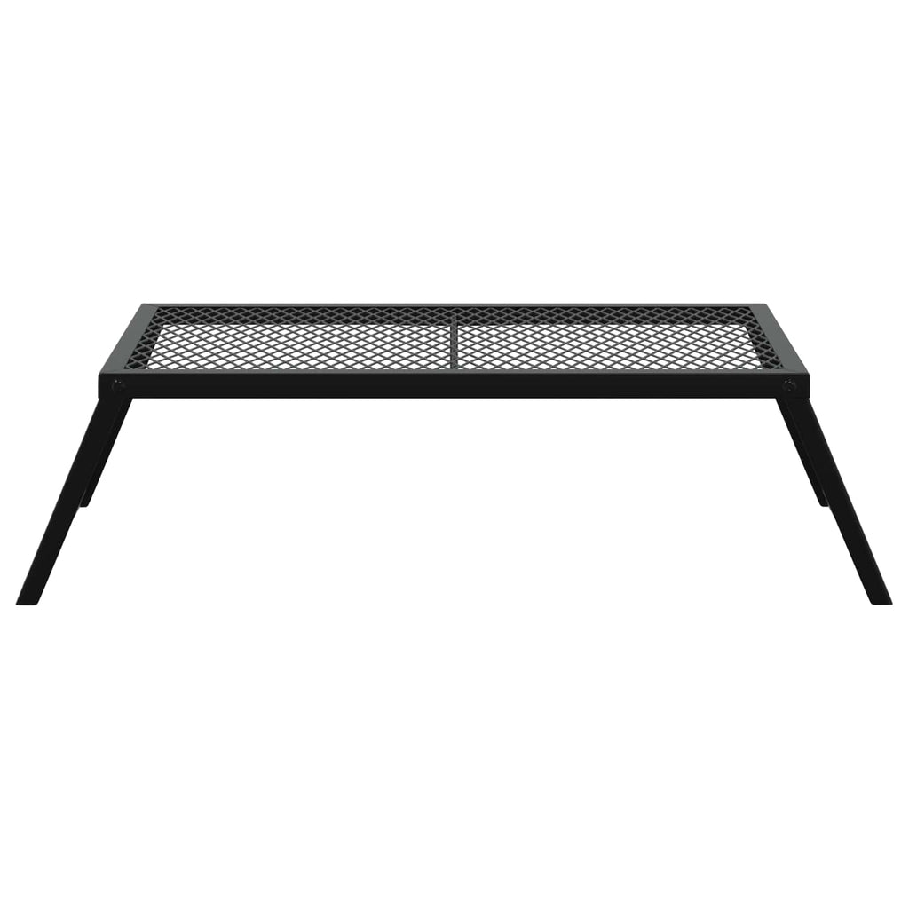 vidaXL Faltbarer Campinggrill Schwarz 58 x 31 x 2 cm Legierter Stahl