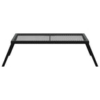 vidaXL Faltbarer Campinggrill Schwarz 58 x 31 x 2 cm Legierter Stahl